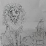 2018, Pencil, My Pet Lion