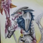 2018, Watercolor, Sergal Victory