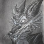 2018, Charcoal, Stay for Dinner