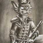 2019, Charcoal, Soldier