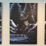 2020, Acrylic, Final Moment Triptych - 3 panels