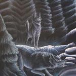 2020, Acrylic, Final Moment Triptych - panel 1