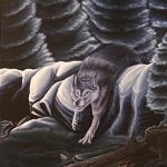 2020, Acrylic, Final Moment Triptych - panel 3