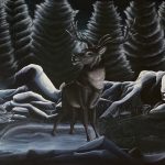 2020, Acrylic, Final Moment - Triptych