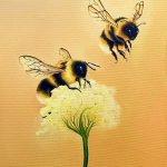 2021, Acrylic, Bees