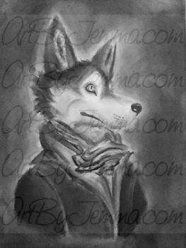 2017, Charcoal, Wolf of Distinction
