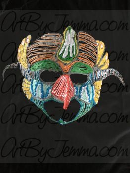 2017, 3D Printing, Tribal Mask