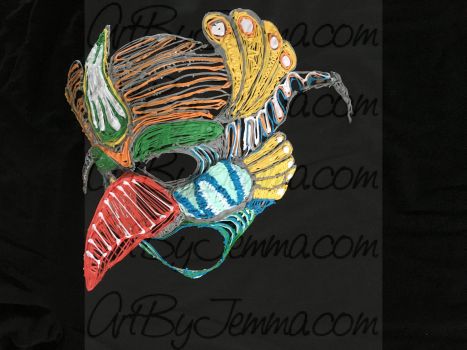 2017, 3D Printing, Tribal Mask