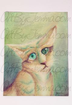 2018, Pastels, Green Eyes