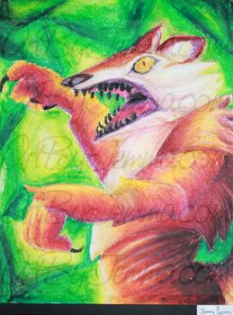 2018, Pastels, Hybrid Creature