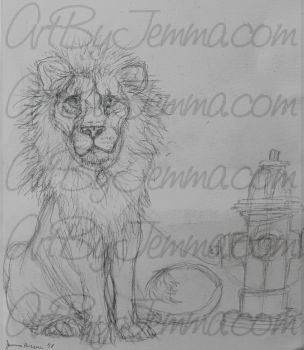 2018, Pencil, My Pet Lion