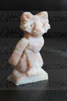 2018, Soap Carving, Sitting Pretty Cat (2)