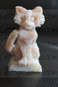 2018, Soap Carving, Sitting Pretty Cat