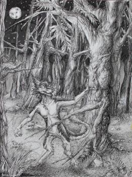2018, Pen and Ink, What's that sound